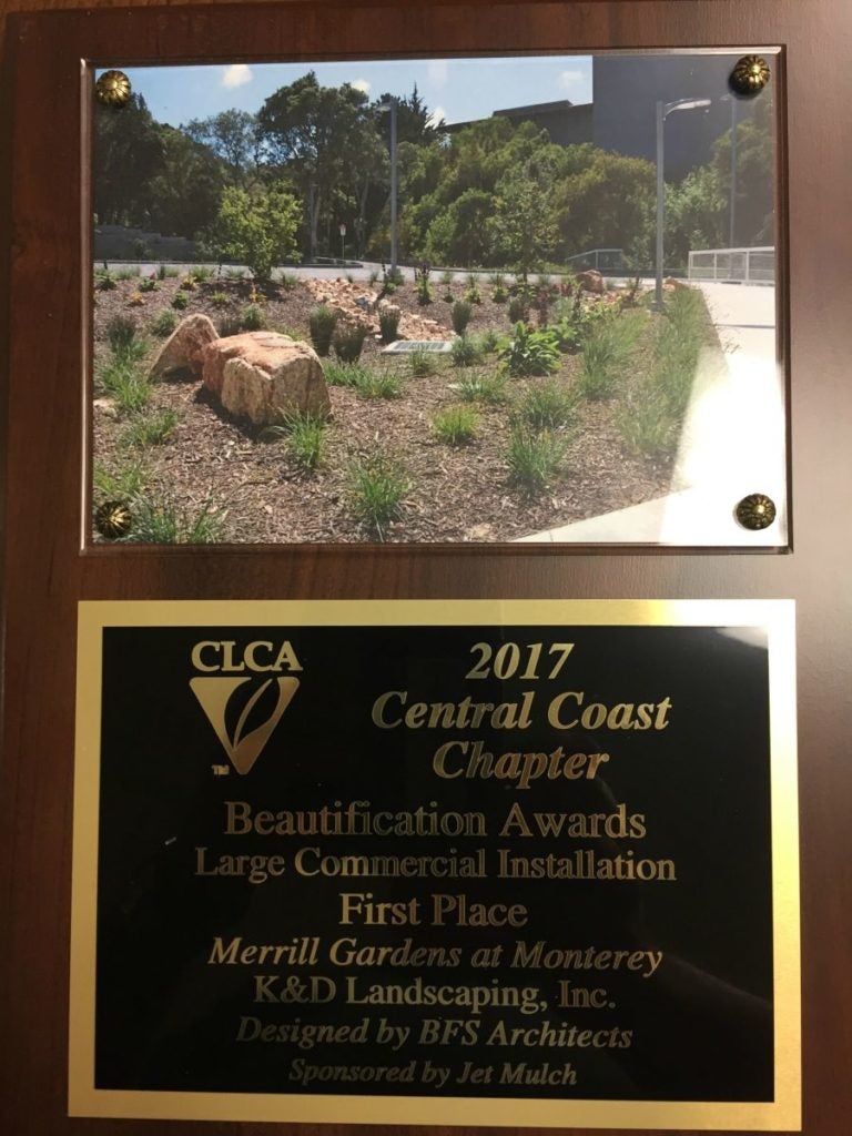 Merrill Gardens at Monterey Takes Home CLCA First Place Award